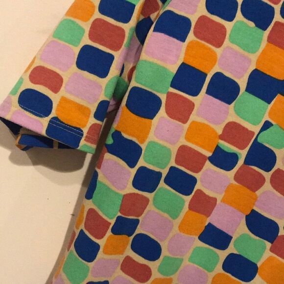 LuLaRoe Geometric Print Midi Dress - Size Medium - Picture 7 of 8